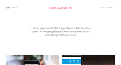 Desktop Screenshot of nickyvandewater.com